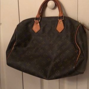 Authentic vintage Louis Vuitton large speedy